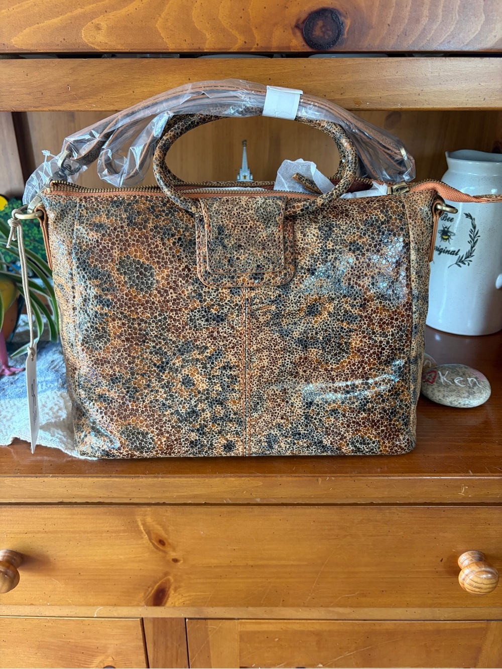 Brand New Leather Sheila Hobo Bag